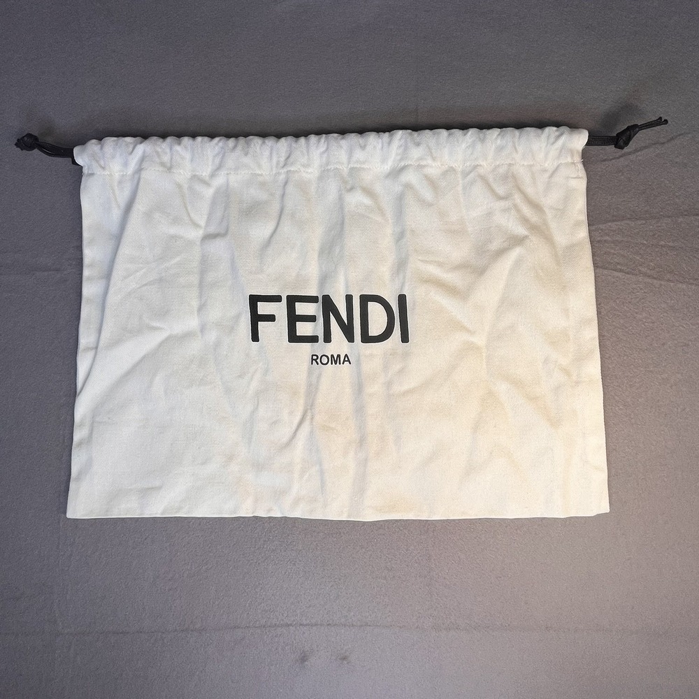 FENDI Roma Storage Drawstring Dust Bag 10 1/2" x 15" Authentic Italy🌺🌺